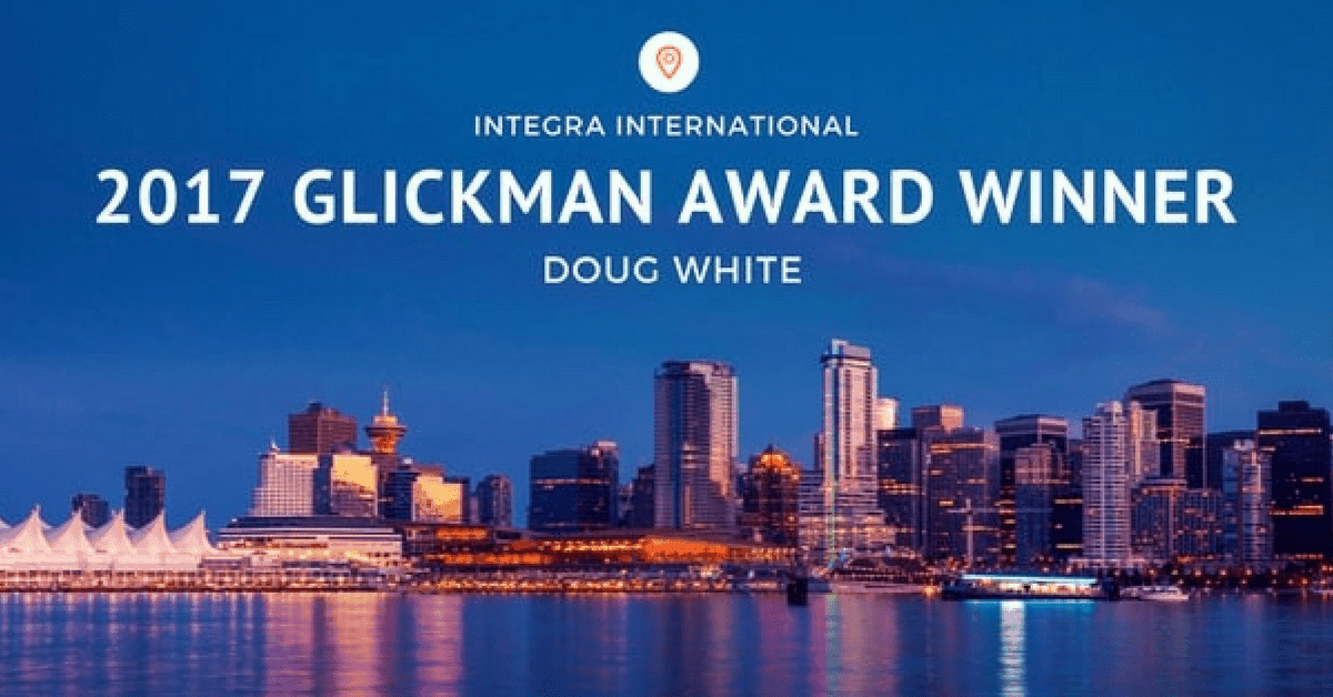Doug White Receives Integra International Glickman Award